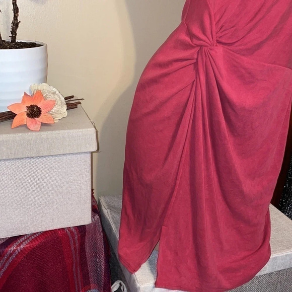 Abercrombie & Fitch women’s Small Dress mini short sleeve stretch pink basic - Picture 3 of 7